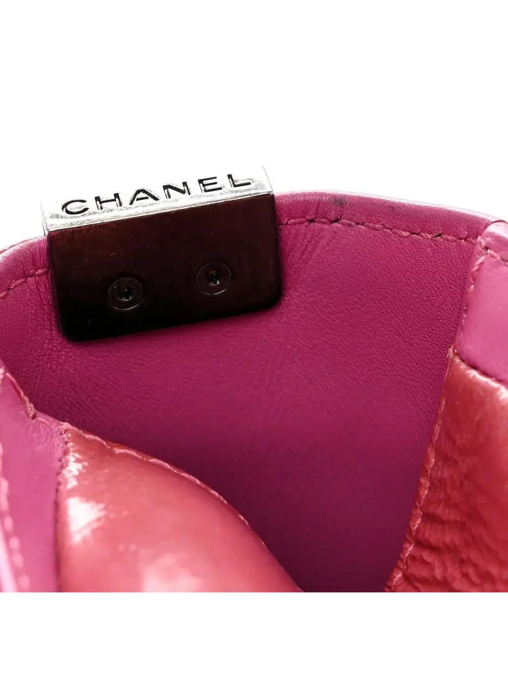 Chanel Distressed Patent Quilted Medium #295617C17B
